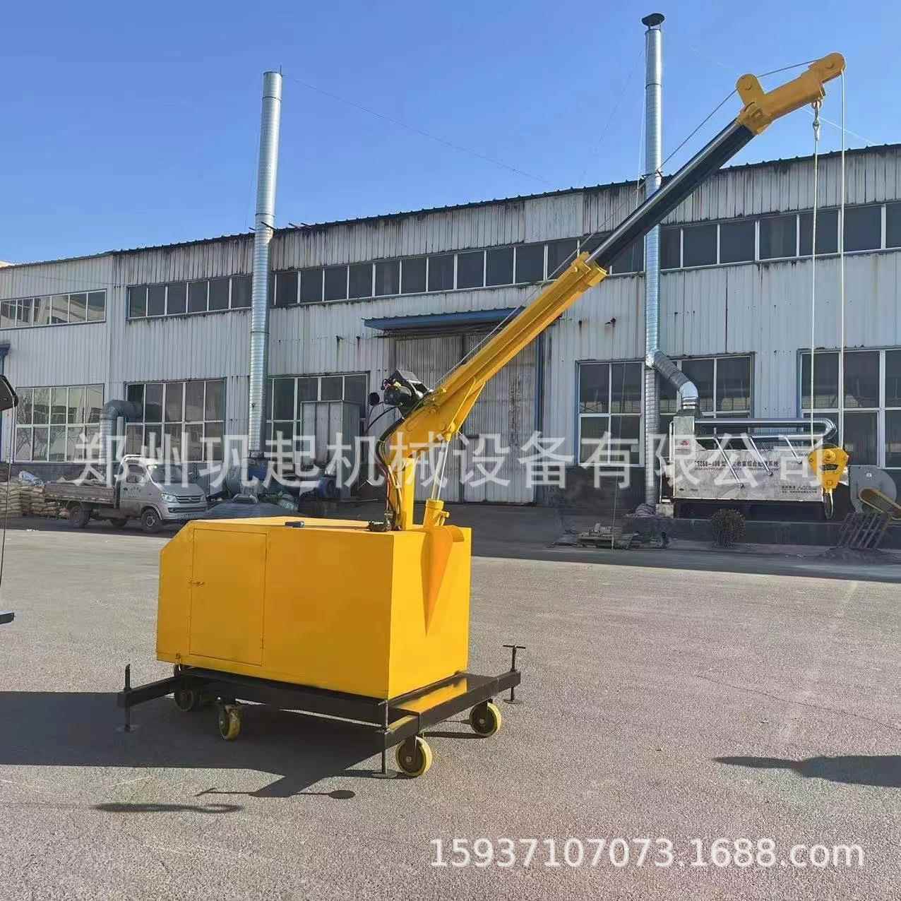 全电动车载吊机12v24v220v液压吊机电动随车吊移动吊机车载小吊机