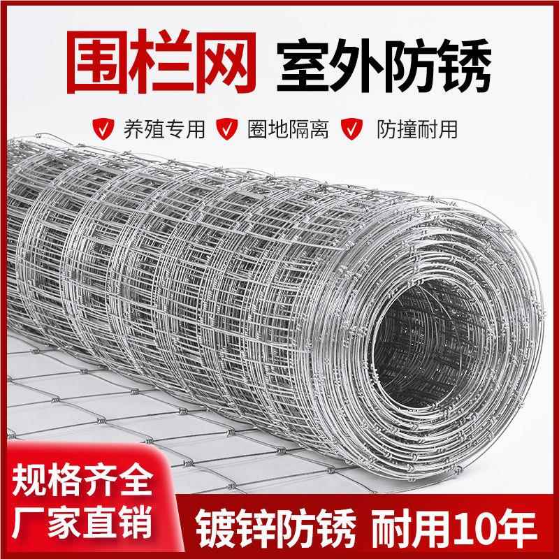 热镀锌锈铁丝网栏见描述网围防栏网牛拦牛羊养殖网果园防网护圈山