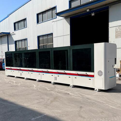 全自动软成型免拉手半通封边机多种造型全屋家装大型工业设备