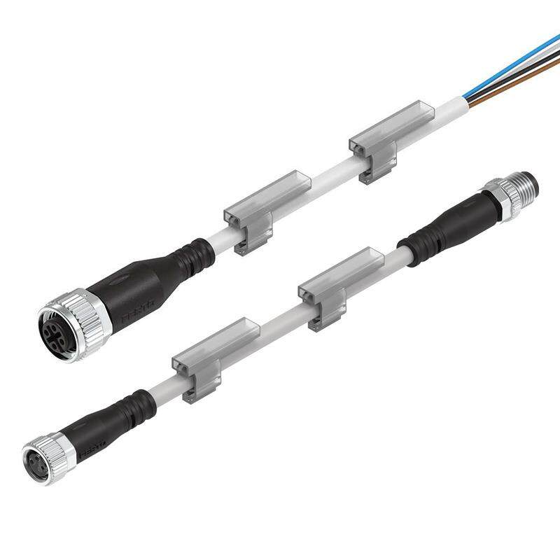德国原装FESTO费斯托通用连接电缆NEBU-M8G4-K-2.5-M8G4接近开关