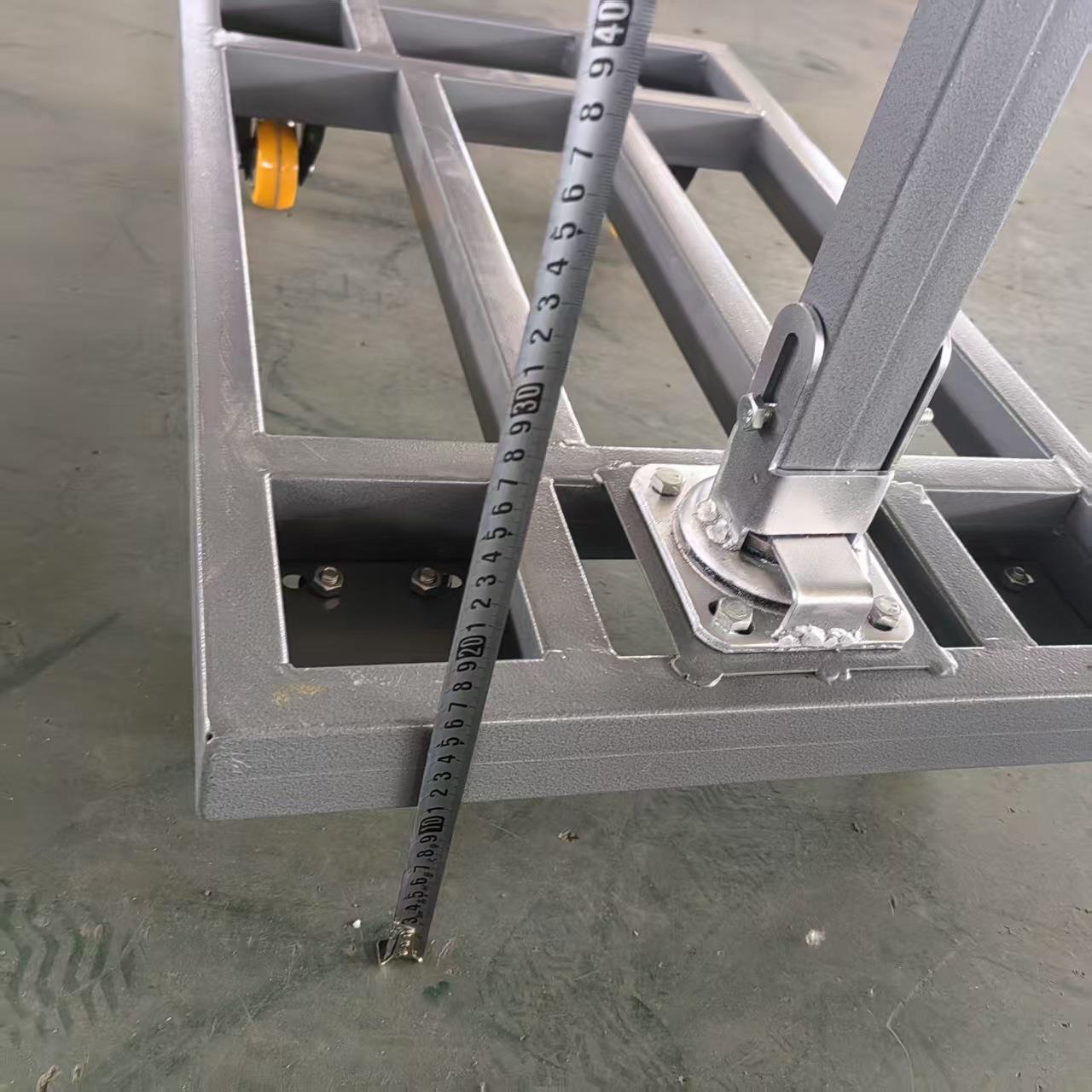 可推折叠重王工地778搬运板载车手拉拖车平板车小车户外便携推式