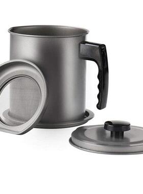 Bacon Grease Container Iron Kitchen Frying Oil Storage Can