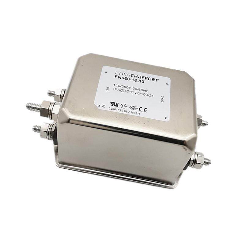 电磁抗干扰 Schaffner 夏弗纳 电源滤波器 FN660-16-10 220V16A