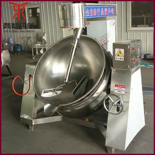 供应燃气加热行星搅拌炒锅 火锅底料熬煮锅 不锈钢夹层锅厂家