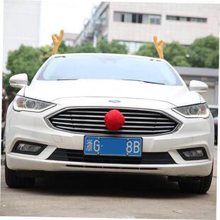 圣诞汽车装 Cars 饰鹿角 antlers Christmas decorated with