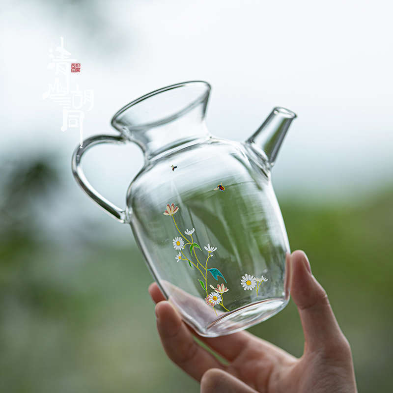 古风小宋壶加厚高硼硅玻璃壶公道杯过滤分茶器家用耐热防烫泡茶壶