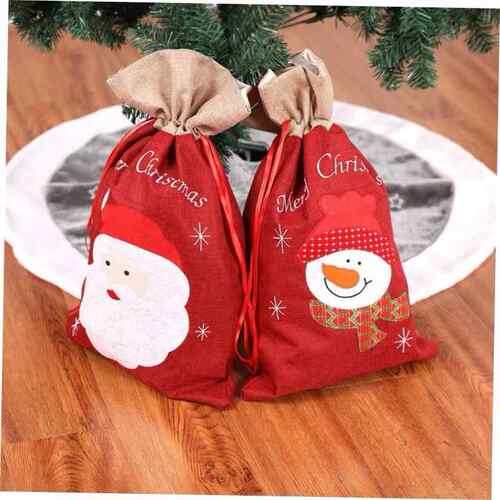 Christmas tote bag Candy gift bag christmas decoration tree