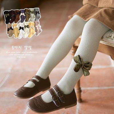 2025春秋新款儿童打底裤女童可爱精梳棉a类可爱宝宝连裤袜婴儿