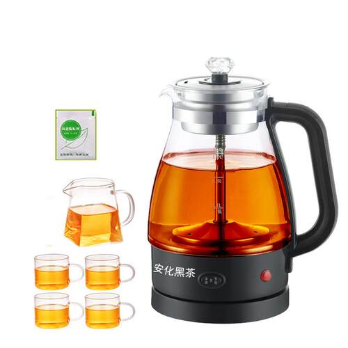 高档多功能蒸汽煮器厚玻璃养生壶保温安化茶黑普洱电茶茶壶加电热