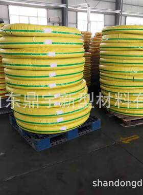 1寸5内径38mm夹布输水胶管 织物帆布增强耐高压空气热水黑胶皮管