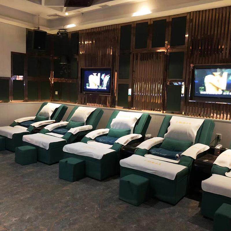 足浴沙发电动大浴室厅足洗浴按摩床沐足脚修14546532疗脚沙发椅足