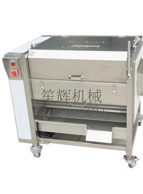 销售多功能白青萝卜根茎毛刷清洗机去皮机果蔬去皮设备工厂
