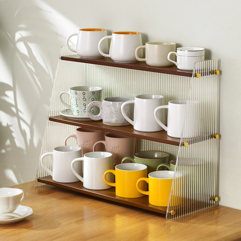 防尘杯子收纳置物架杯架水杯储物架茶具茶杯架咖啡杯马克杯收纳盒,餐饮具,酒架,淘宝优惠券,粉丝福利购,淘宝优惠卷