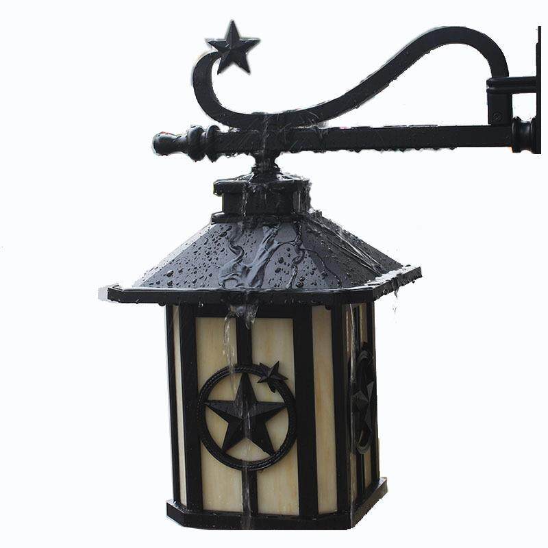 新款户外壁灯室外走廊阳台led太阳能简约美式围墙庭院壁灯超亮