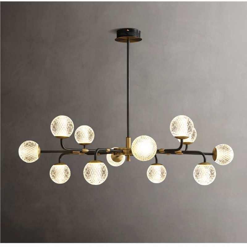 简约大气家用餐厅卧室灯创意个性北欧灯具全铜后现代轻奢客厅吊灯,家装灯饰光源,客厅吊灯,淘宝优惠券,粉丝福利购,淘宝优惠卷