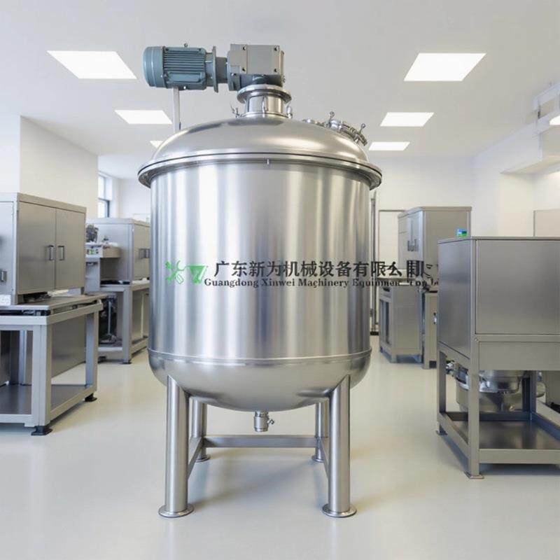 广东供应食品添加剂不锈钢搅拌罐蜂蜜红糖搅拌机双层加热反应釜