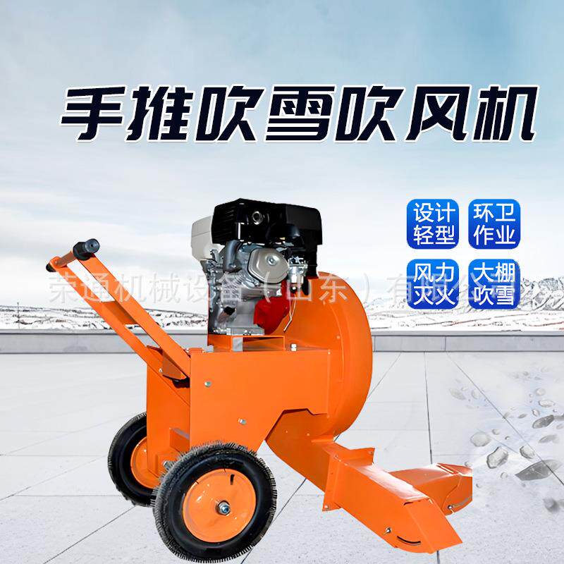手推式路面吹风机马路清积雪清理除雪机道路渣树叶灰尘清缝除尘机
