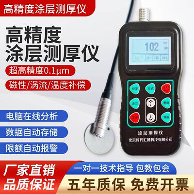 北京时代涂层测厚仪高精度两件式镀层测厚仪漆膜测厚仪TT2200F1N1
