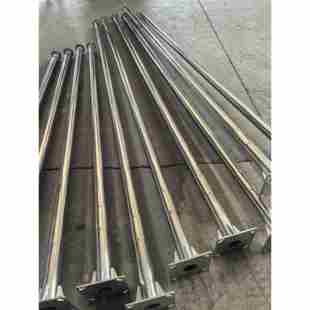 不锈钢路灯杆户外LED投光灯杆1米2米变电站专用照明灯杆防锈支架