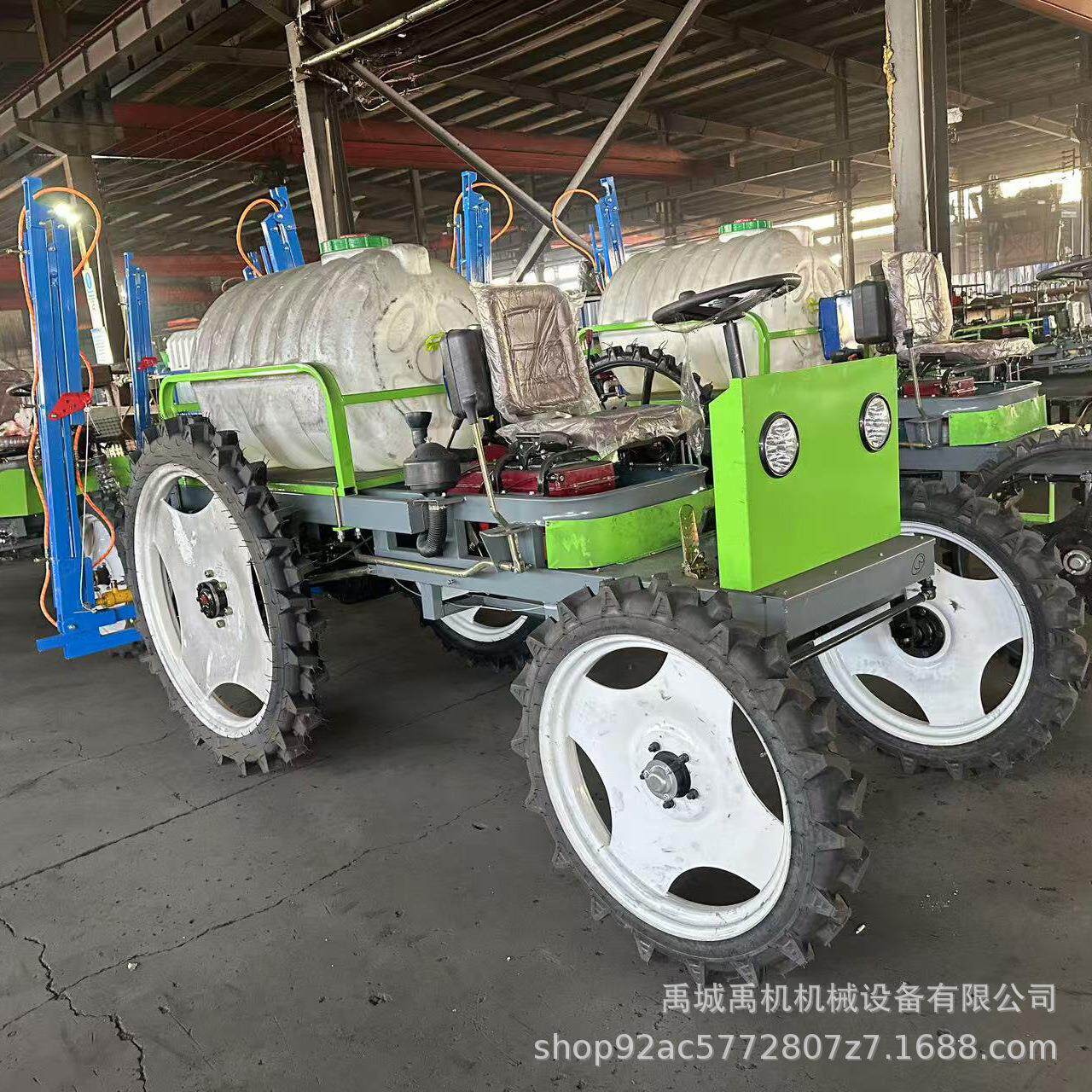 三轮/四轮自走式高架打药机大容量多功能喷药机农用大田打药车