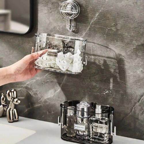 Wall-mounted Bathroom Storage Box Multi-functional Punch