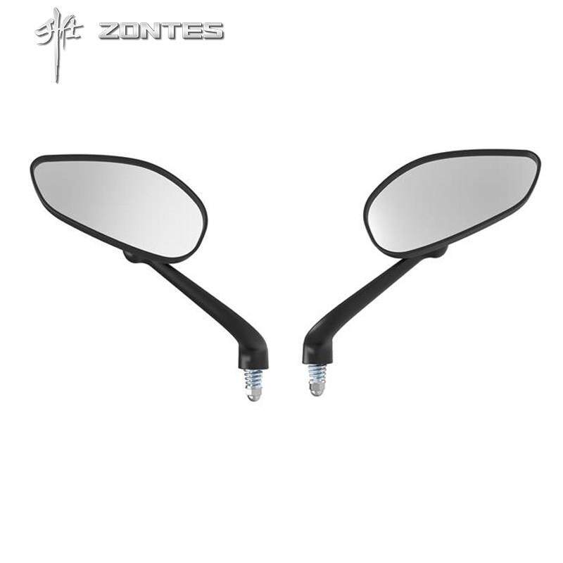 升仕150D后照镜反光镜ZT150-M踏板机车后视镜总成物镜原厂配件
