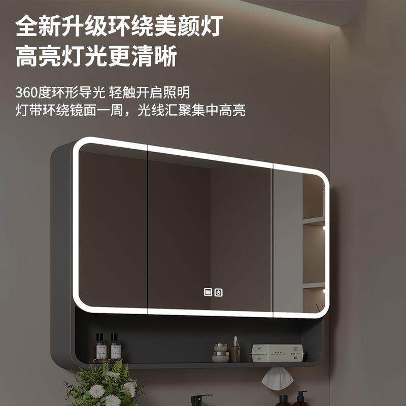 灰色浴室柜陶瓷一体盆卫生间洗手脸盆柜组合家用蜂窝铝柜洗漱台盆