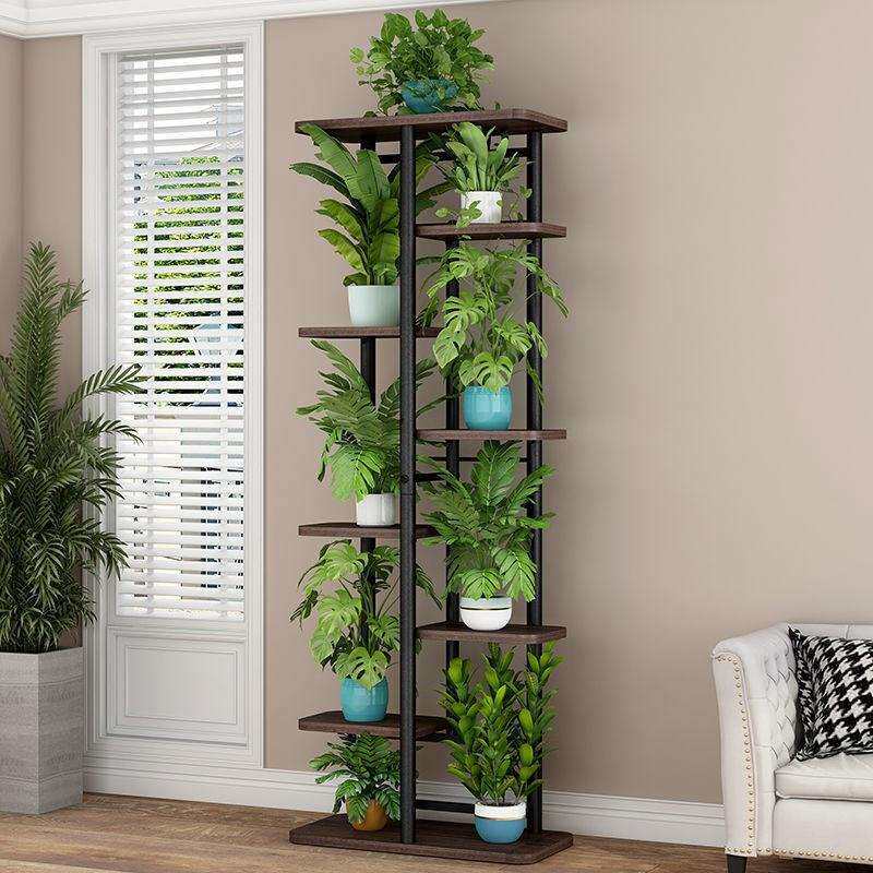 花架子客厅落地式置物架阳台简约现代花盆架铁艺植物摆放层架绿植