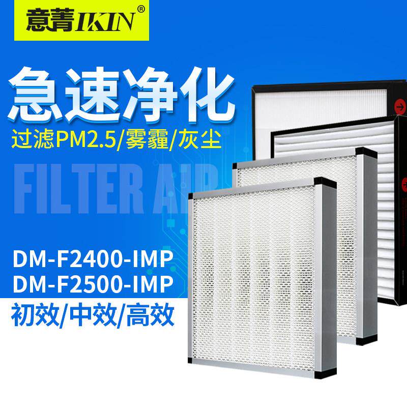 适配造梦者新风机净化过滤网DM-F2400-IMP DM-F2500初效高效滤芯