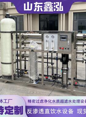 RO反渗透设备双级反渗透水处理设备大型工业脱盐纯净水设备