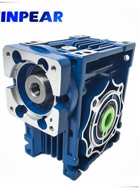 NMRV040齿轮减速机90°中空减速机 配套铝合金电机或铸铁电机使用