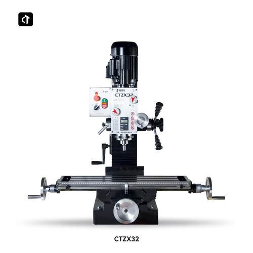 CTZX32钻铣床多功能齿轮变速钻铣床台式铣床立式台钻重型铣床