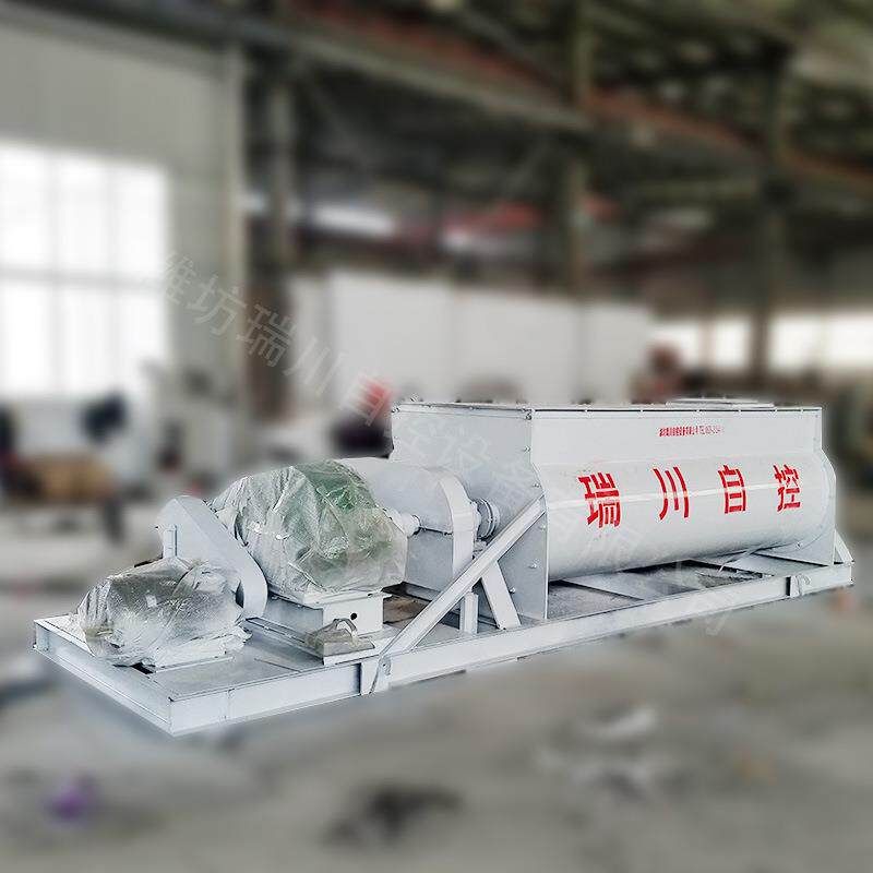 轴szjb-1料机双双轴加盖搅机拌火力发电厂车间式混干混砂浆生产线