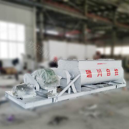 双轴料机轴双加盖szjb-1搅拌机火力发电厂车间式干混砂浆生混产线