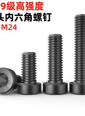 金固盈12.9级薄头内六角螺丝DIN7984高强低头短头矮头螺钉M3-M24