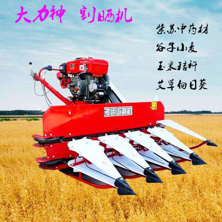 甜叶菊收割机河北农用高粱割晒机青储玉米收割机4层链条传动