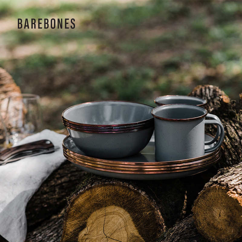 厂家直销BAREBONES北邦餐具套装欧式简约金边西餐盘碗杯子组合户