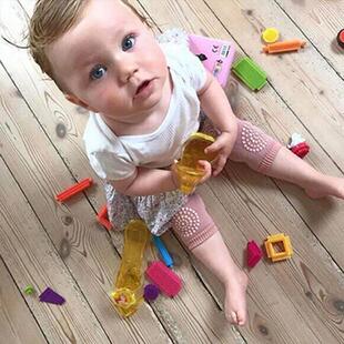 Baby Pair Kids Knee Safety Pad Elbow Infa Cushion Crawling
