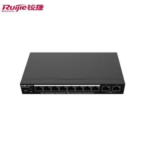 锐捷（Ruijie）Poe交换机 企业办公工程交换器 RG-ES210GC-