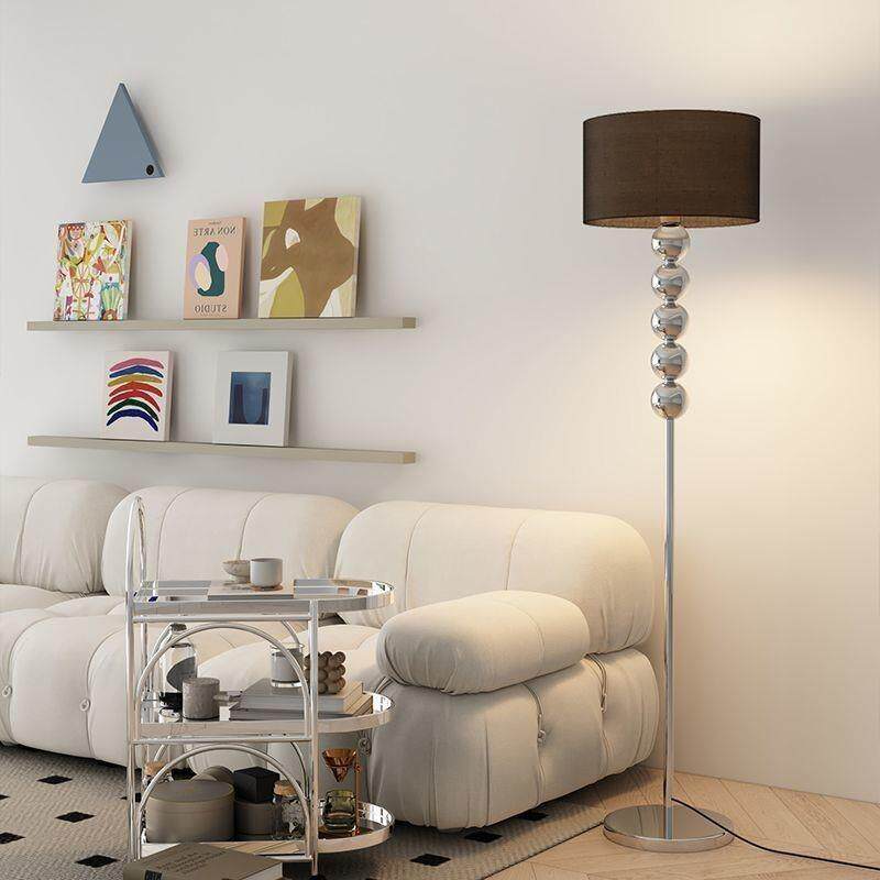 中古风落地灯客厅沙发旁法式氛围灯新中式复古风卧室床头立式台灯