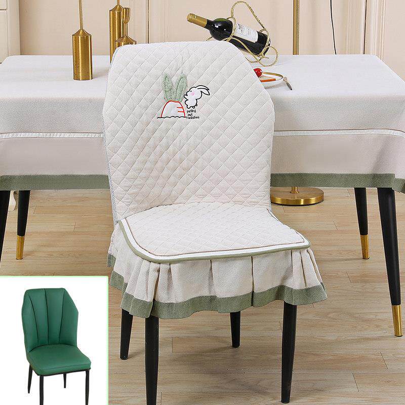 扇形椅子套罩垫靠背一体餐桌板凳座套家用椅子保护套饭厅餐桌椅套