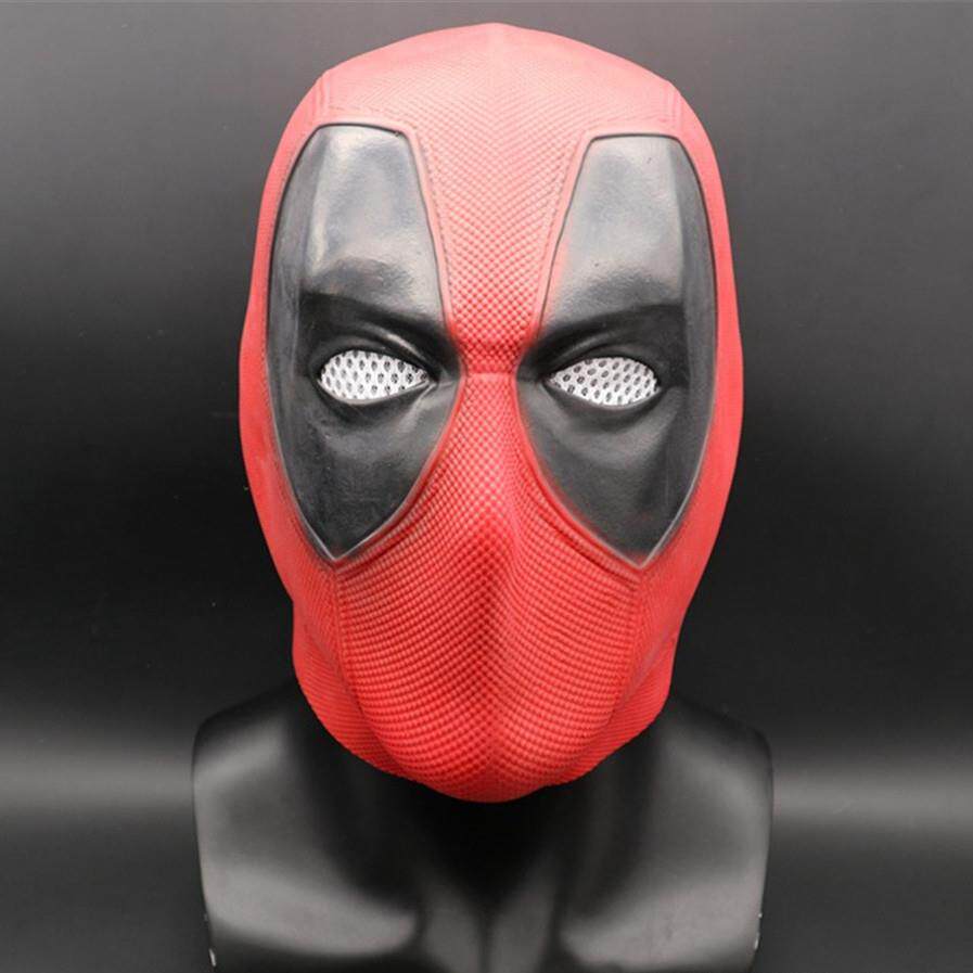 Marvel Superhero Deadpool 2 Full Head Latex Mask Halloween