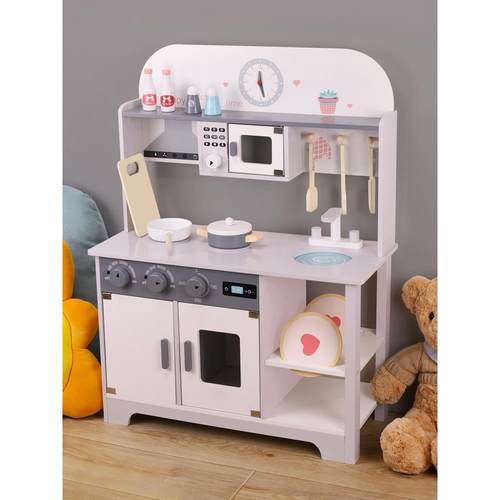 木制新款维也纳厨房儿童过家家灶台宝宝模仿做饭益智亲子互动玩具