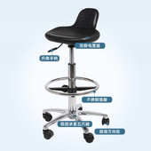 pu防静电升降椅子TS C01车间实验室自由旋转升降防静电升降凳