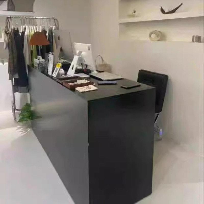 收银y8台台吧台台接店待台服装柜台桌店铺小型现前展示中岛流水台