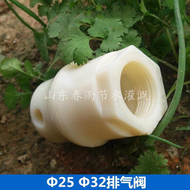 排气阀自动进防倒吸进出空气阀pe pvc管道20/25/32挂钩对丝连接头