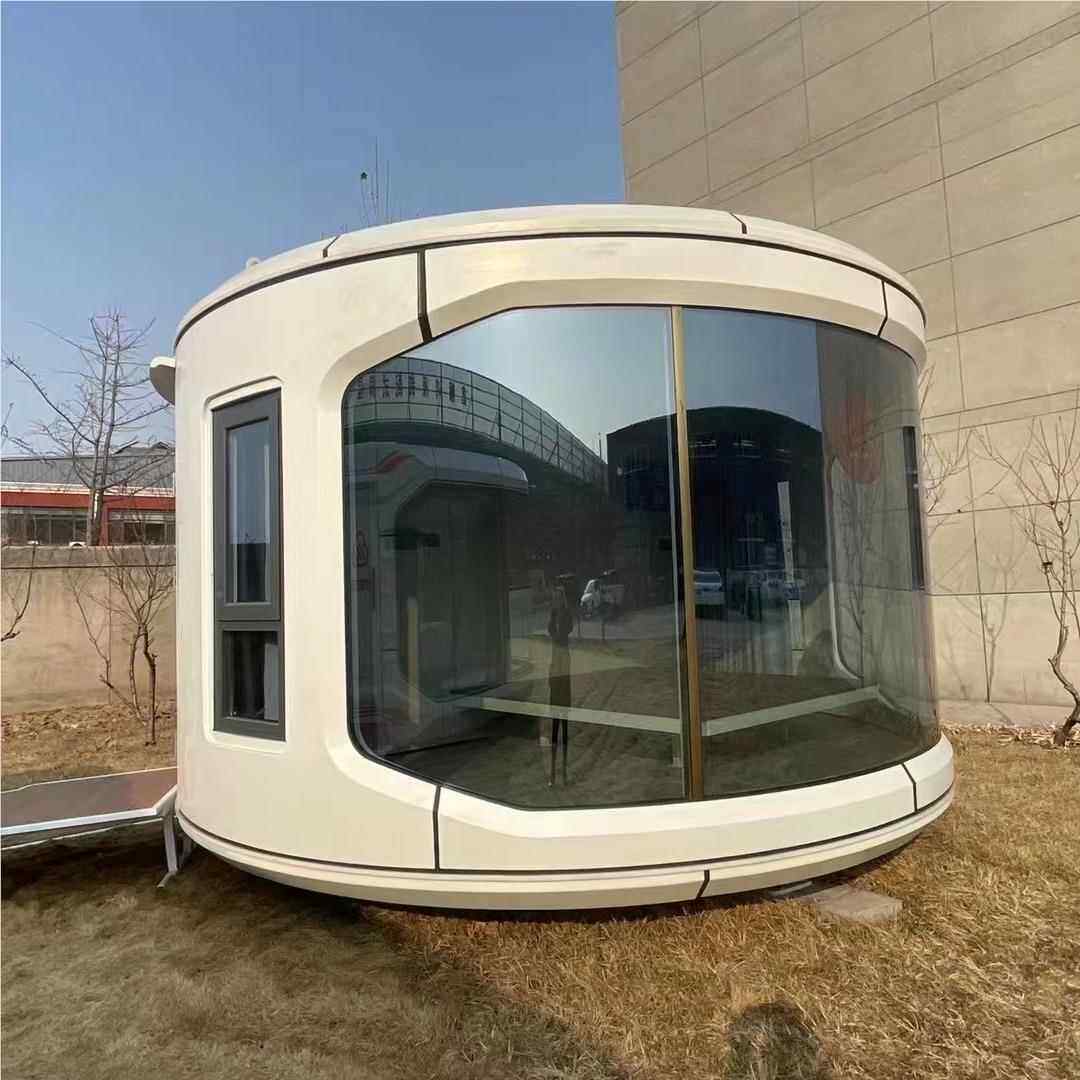 制假村酒店移动苹宿果舱 户外露营玻度璃房1-00 民景定区网红苹果