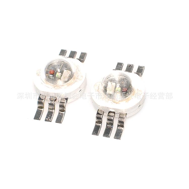 1WRGB七彩灯珠全彩六脚RGB6脚红蓝绿1Wrgb仿流明灯珠