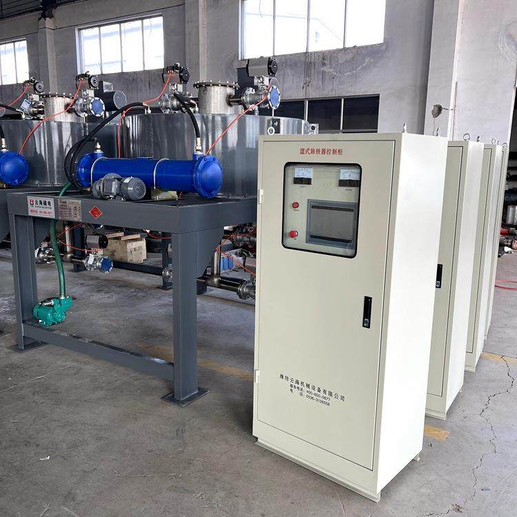 除铁器 电磁湿式磁选机 电磁除铁器厂家选矿开采设备钢铁厂磁选机
