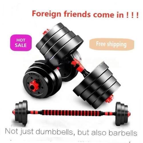 Home gym Barbell Dumbbell weightlifting Fitness Equipmen